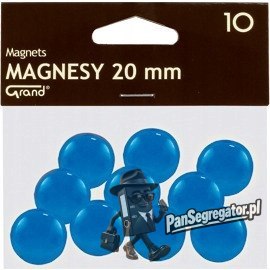 Magnesy 20mm GRAND niebieskie (10szt.) 130-1690 GRAND