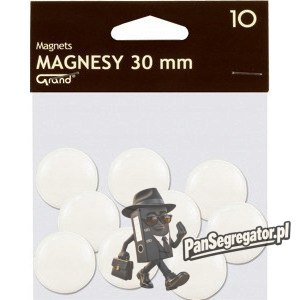 Magnesy 30mm GRAND białe (10szt.) 130-1693 GRAND