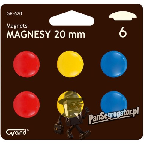 Magnesy CM-20mm blister GR-620 130-1549 GRAND