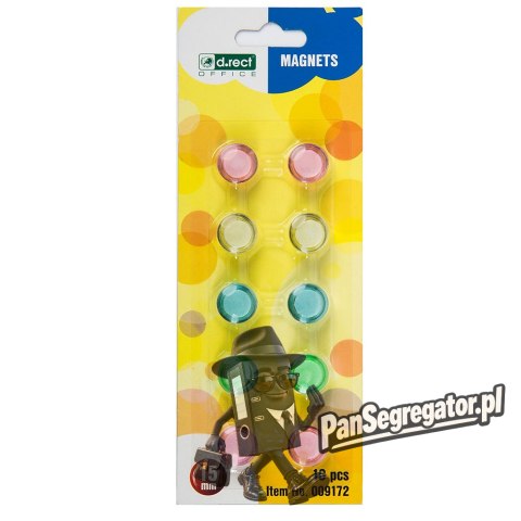 Magnesy D.RECT 15mm (10szt.) 009172 LEVIATAN
