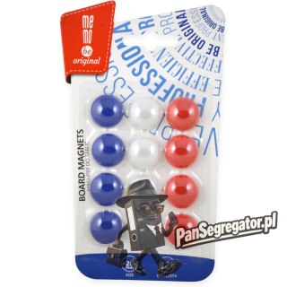 Magnesy do tablic MEMOBE, f20 mm, 12 szt . blister MM002-99