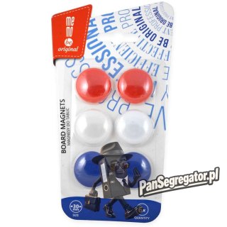 Magnesy do tablic MEMOBE, f30 mm, 6 szt. blister MM006-99