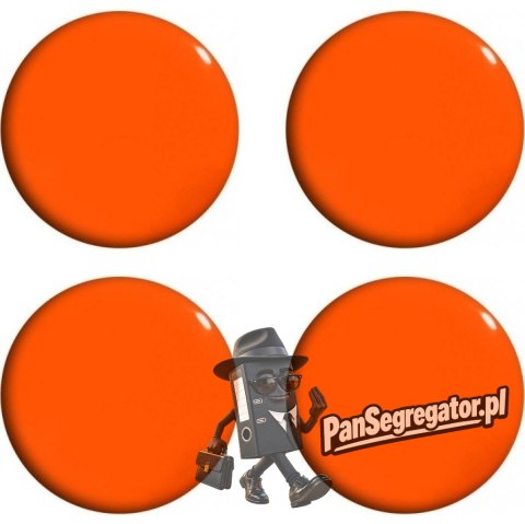 Magnesy do tablic pomarańczowe 40mm (4szt.) GM402-P4 TETIS