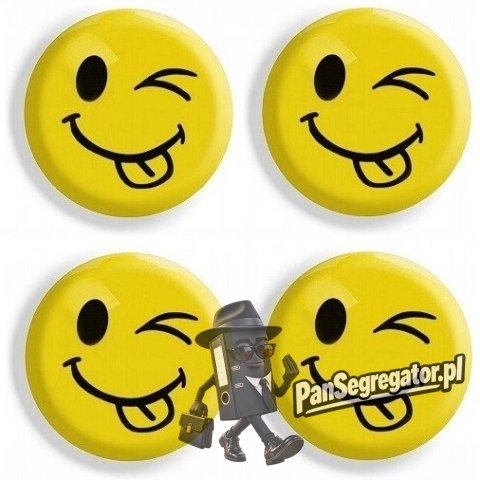 Magnesy do tablic żółte języki 40mm (4szt.) GM303-TY4 TETIS