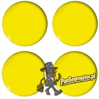 Magnesy do tablic żółte wypukłe 40mm (4szt.) GM303-PY4 TETIS
