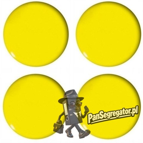 Magnesy do tablic żółte wypukłe 40mm (4szt.) GM303-PY4 TETIS