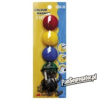 Magnesy kolorowe WF-30 opakowanie 5 sztuk SRH-30 ARGO