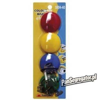 Magnesy kolorowe WF-40 opakowanie 4 sztuki SRH-40 ARGO
