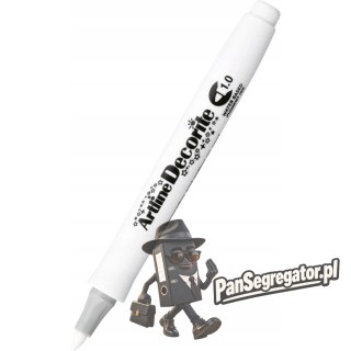 Marker dekoracyjny DECORITE 1mm biały ARTLINE AR-033 TOMA