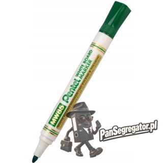 Marker do tablic MW85-D zielony orągła końcówka dł.linii 250m PENTEL