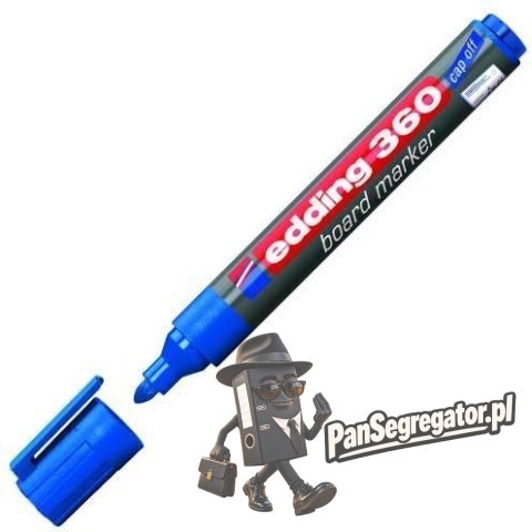 Marker do tablic niebieski okrągła końcówka 1.5-3mm 360/003/N EDDING