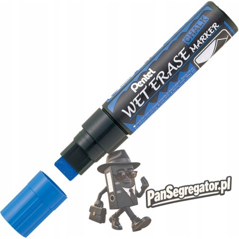 Marker kredowy SMW56-C niebieski PENTEL
