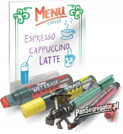 Marker kredowy SMW56-G żółty PENTEL