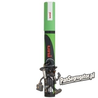 Marker kredowy UNI PWE-5M 1.8mm-2.5mm zielony UNPWE5M/DZI
