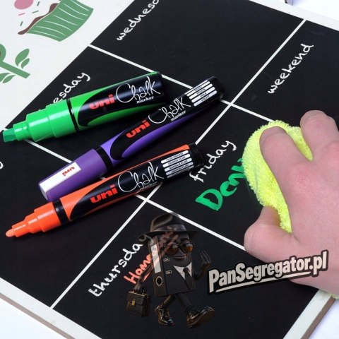 Marker kredowy UNI PWE-5M 1.8mm-2.5mm złoty UNPWE5M/DZL