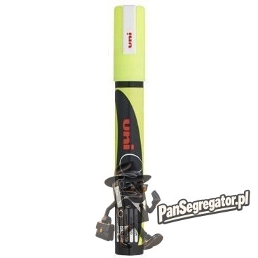 Marker kredowy UNI PWE-5M 1.8mm-2.5mm żółty UNPWE5M/DZO