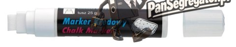 Marker kredowy końcówka 15x8mm biały TO-290 02 TOMA