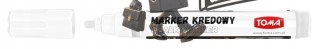 Marker kredowy końcówka 4.5mm biały TO-292 02 TOMA