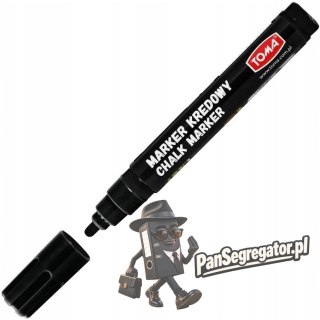 Marker kredowy końcówka 4.5mm czarny TO-292 32 TOMA