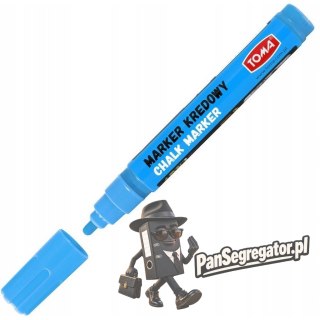 Marker kredowy końcówka 4.5mm niebieski TO-292 12 TOMA