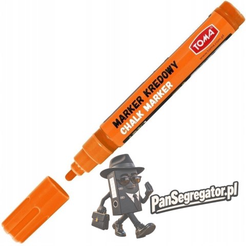 Marker kredowy końcówka 4.5mm pomarańczowy TO-292 52 TOMA