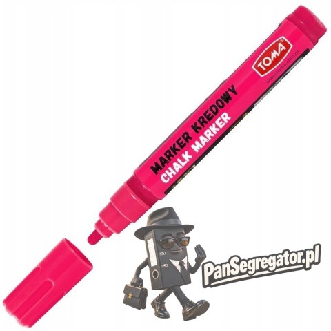 Marker kredowy końcówka 4.5mm różowy TO-292 82 TOMA