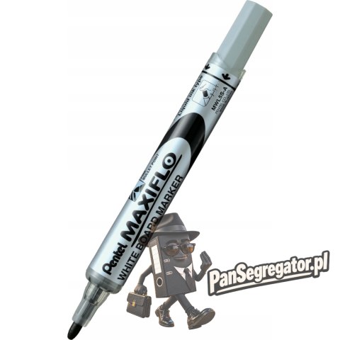 Marker suchościeralny MWL5S-A czarny PENTEL MAXIFLO(z tłoczkiem)