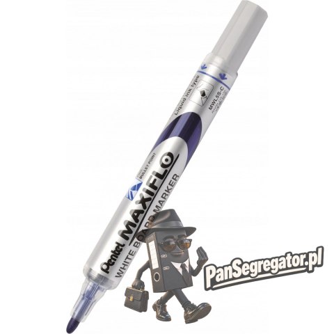 Marker suchościeralny MWL5S-C niebieski PENTEL MAXIFLO(z tłoczkiem)