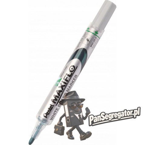 Marker suchościeralny MWL5S-D zielony PENTEL MAXIFLO(z tłoczkiem)