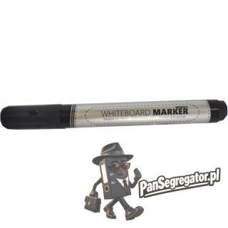 Marker suchościeralny czarny MEMOBE okrągła końcówka MM004-02