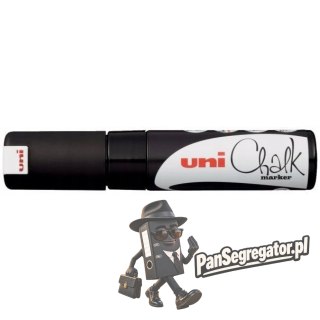 Marker z farbą kredową CHALK PWE-8K czarny UNI UNPWE8K/6CA