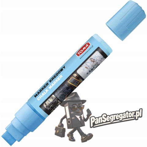 Markery kredowe końcówka 15x8mm niebieskie TO-290 12 TOMA