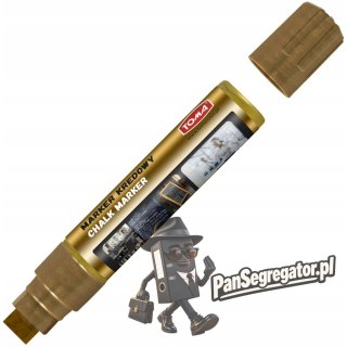 Markery kredowe końcówka 15x8mm -złoty TOMA