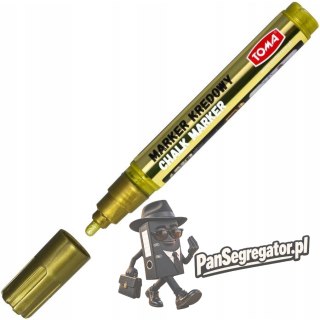 Markery kredowe końcówka 4,5mm-złoty TO-292 93 TOMA