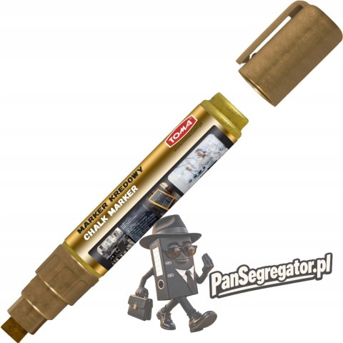 Markery kredowe końcówka 8x5mm-złoty TO-291 95 TOMA