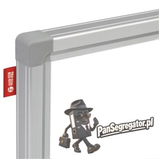 Tablica obrotowo-jezdna TELESCOPIC 180x120xh192cm dwustronnie suchościeralna-magnetyczna biała rama aluminiowa MTO18120 MEMOBE