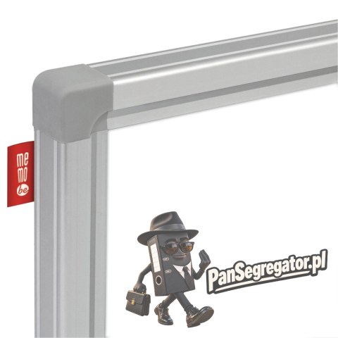 Tablica obrotowo-jezdna TELESCOPIC 180x120xh192cm dwustronnie suchościeralna-magnetyczna biała rama aluminiowa MTO18120 MEMOBE
