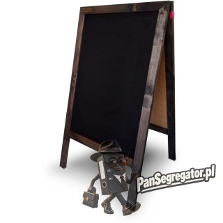 Potykacz kredowy 90x50cm czarny rama drewniana MTX050090.19.47.51 MEMOBE