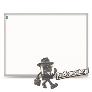 Tablica suchościeralna magnetyczna 120x90cm biała rama aluminiowa MEMOBE SMART MSTM120090