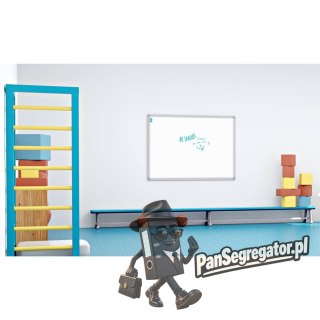 Tablica suchościeralna magnetyczna 170x100cm biała rama aluminiowa MSTM170100.02.82.51 MEMOBE SMART