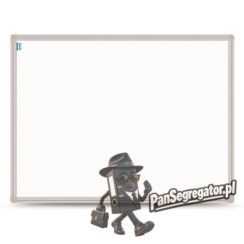 Tablica suchościeralna magnetyczna 60x40cm biała rama aluminiowa MEMOBE SMART MSTM060040