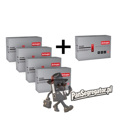 4 x ActiveJet toner do Brother TN-3480 new ATB-3480N + ActiveJet toner do Brother TN-3480 new ATB-3480N za1zł