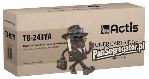 Actis TB-243YA Toner (zamiennik Brother TN-243Y; Standard; 1000 stron; żółty)