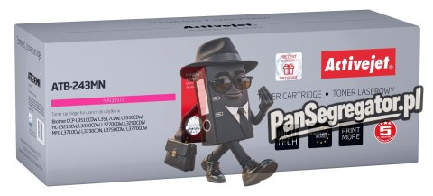 Activejet ATB-243MN Toner (zamiennik Brother TN-243M; Supreme; 1000 stron; czerwony)