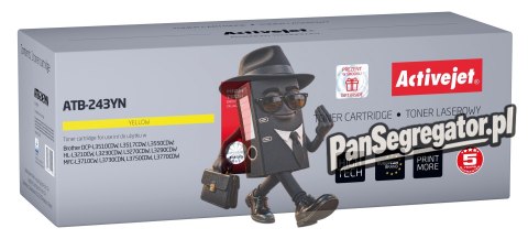 Activejet ATB-243YN Toner (zamiennik Brother TN-243Y; Supreme; 1000 stron; Żółty)