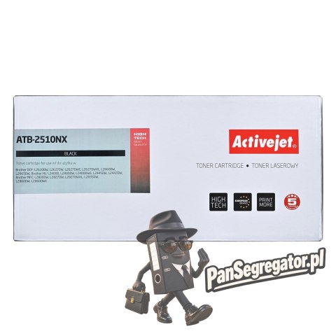 Activejet ATB-2510NX Toner (zamiennik Brother TN2510XL; Supreme; 3000 stron; czarny)