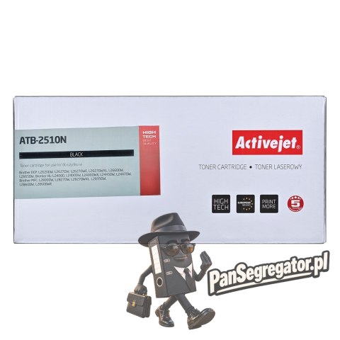 Activejet ATB-2510N Toner (zamiennik Brother TN2510; Supreme; 1200 stron; czarny)