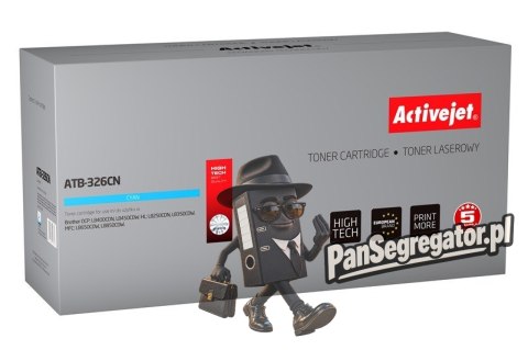 Activejet ATB-326CN Toner (zamiennik Brother TN-326C; Supreme; 3500 stron; niebieski)