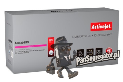Activejet ATB-326MN Toner (zamiennik Brother TN-326M; Supreme; 3500 stron; czerwony)
