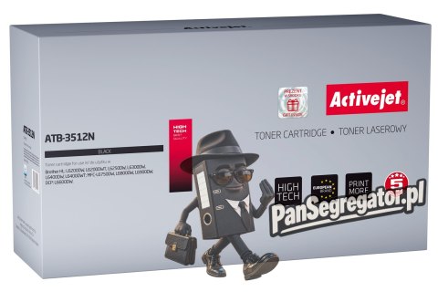 Activejet ATB-3512N Toner (zamiennik Brother TN-3512; Supreme; 12000 stron; czarny)
